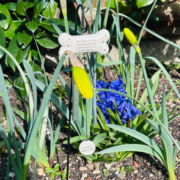 Memorial wind chime for your beloved dog