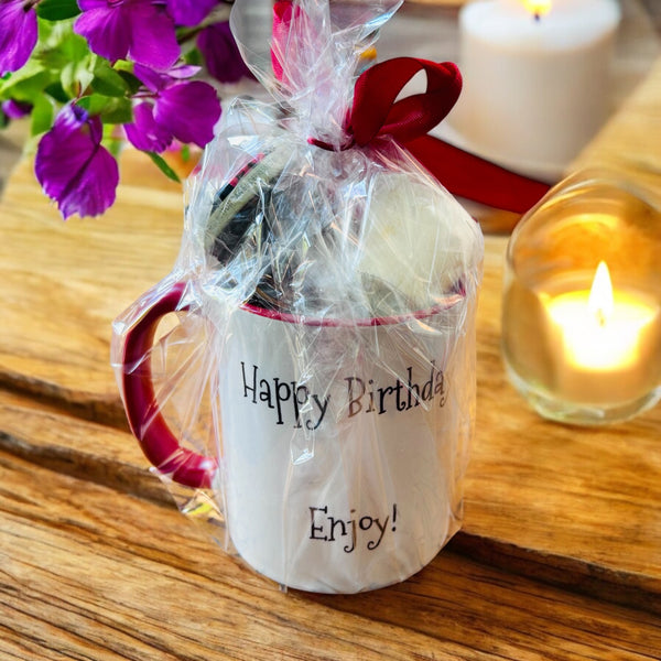 Mother’s Day - Home baked Fruit Scone Cream tea for one in a personalised mug