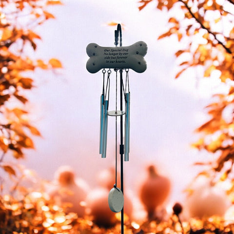 Memorial wind chime for your beloved dog