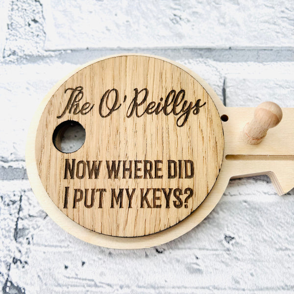 Personalised key holder