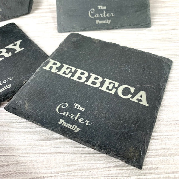 Slate Coaster - Pack of 4