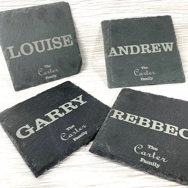 Slate Coaster - Pack of 4